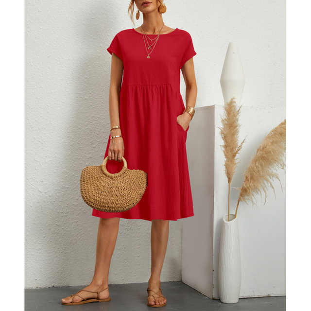 Casual Livia jersey dress for women. Effortless everyday fashion, comfortable & stylish for any occasion.