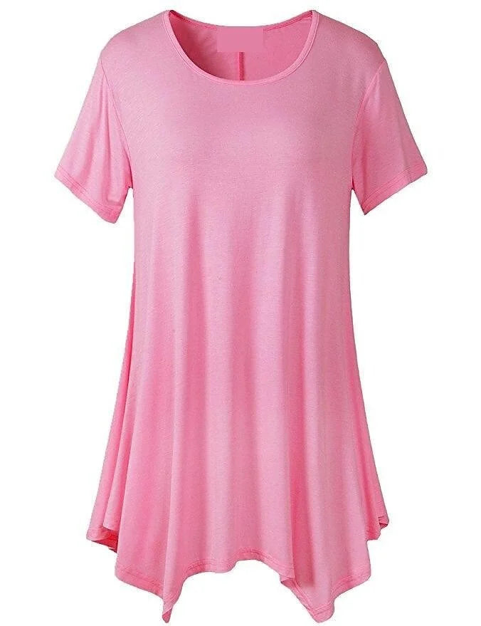 Women's loose fit short sleeve T-shirt, perfect for casual everyday wear.