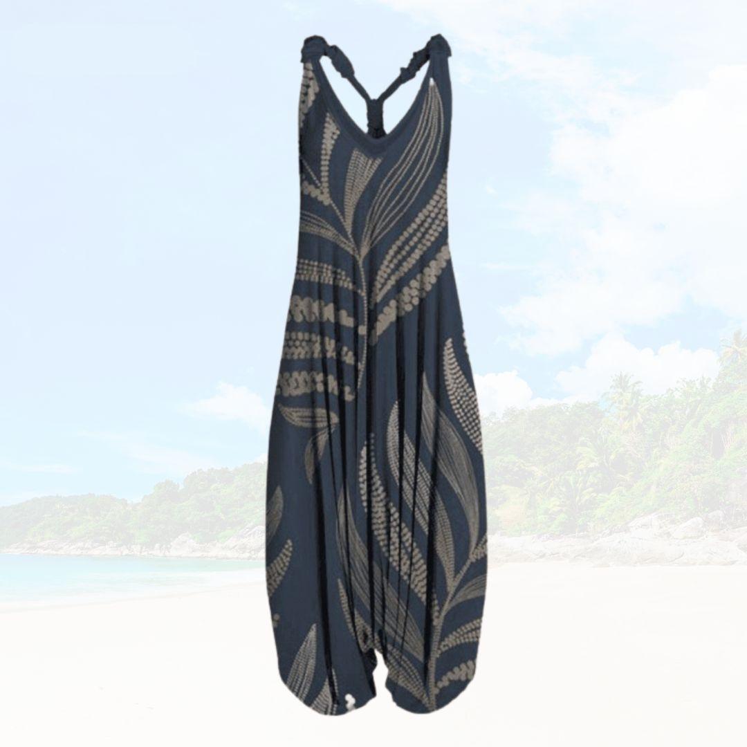 Women's loose fit summer jumpsuit for effortless casual style.