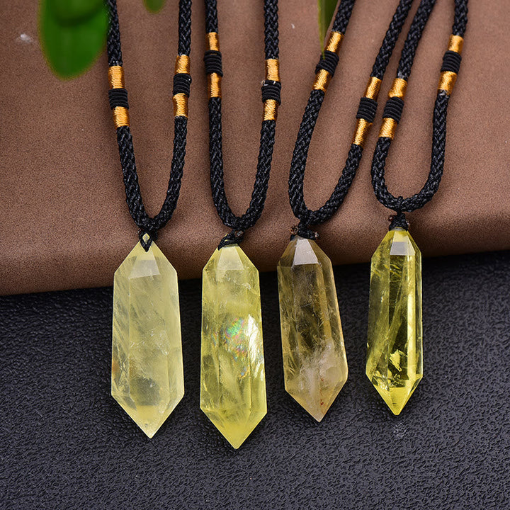 Natural healing amethyst necklace, women's spiritual gemstone.