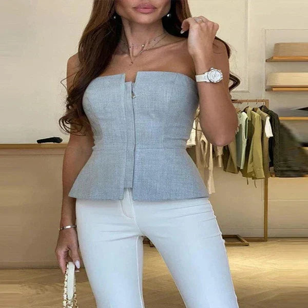 Women's Malia fitted everyday tank top, comfortable round neck sleeveless top for versatile casual wear.