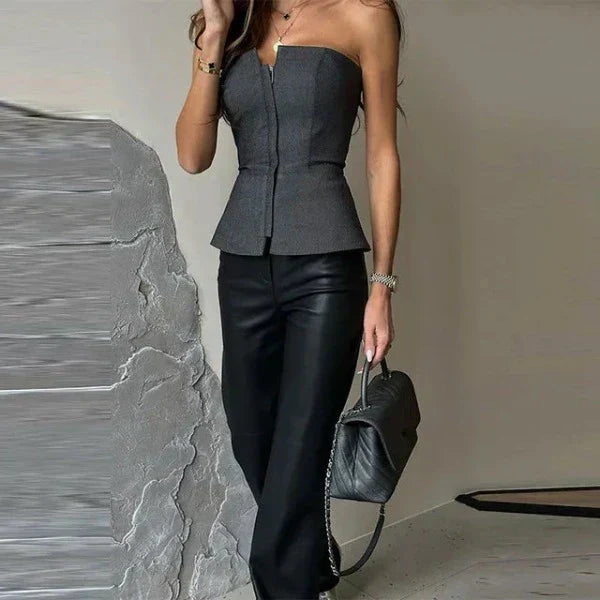 Comfortable women's Malia fitted tank top, soft breathable fabric, round neck sleeveless for daily wear.