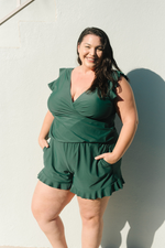 Peacock green