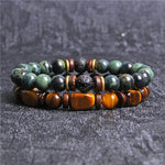 Tiger's eye & African turquoise