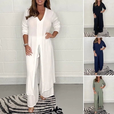 Nova Comfort Leisure Suit for women, a chic two-piece set with high waist for casual & lounge wear.