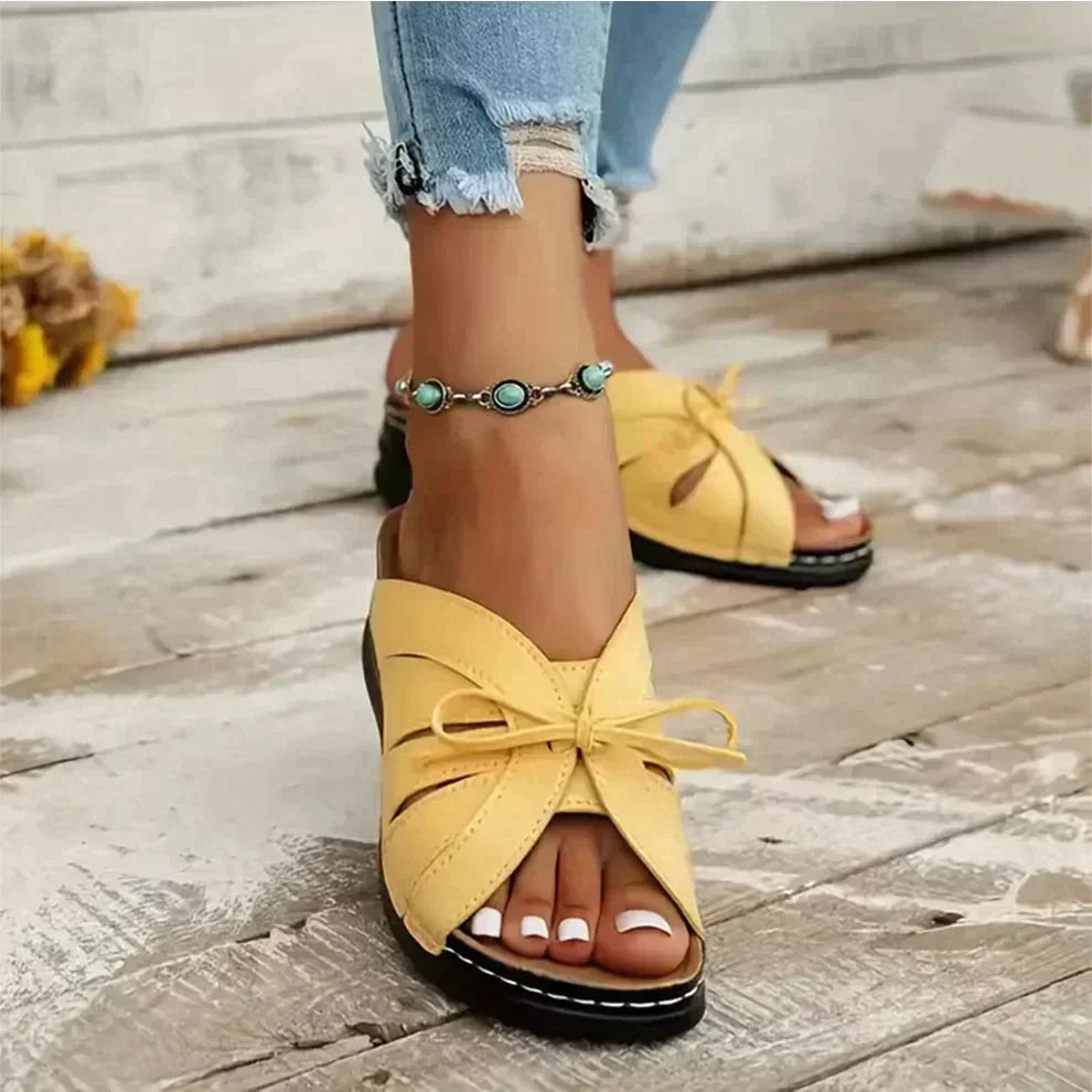 Stylish women's summer wedge sandals, orthopaedic design for ultimate comfort.