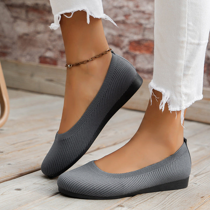 Versatile orthopedic comfort flats, ideal for foot health & daily wear.