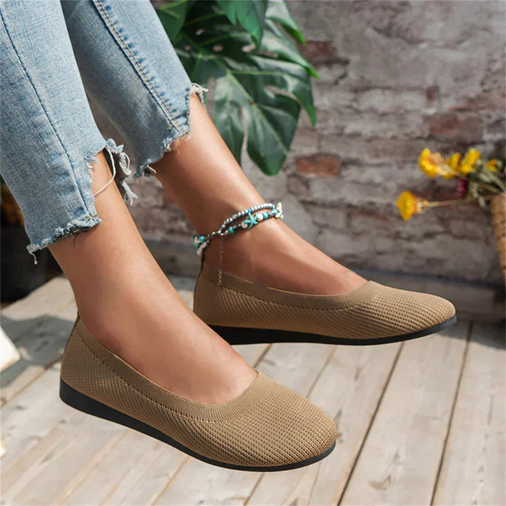 Women's orthopedic comfort ballet flats, ideal for pain relief & daily wear support.