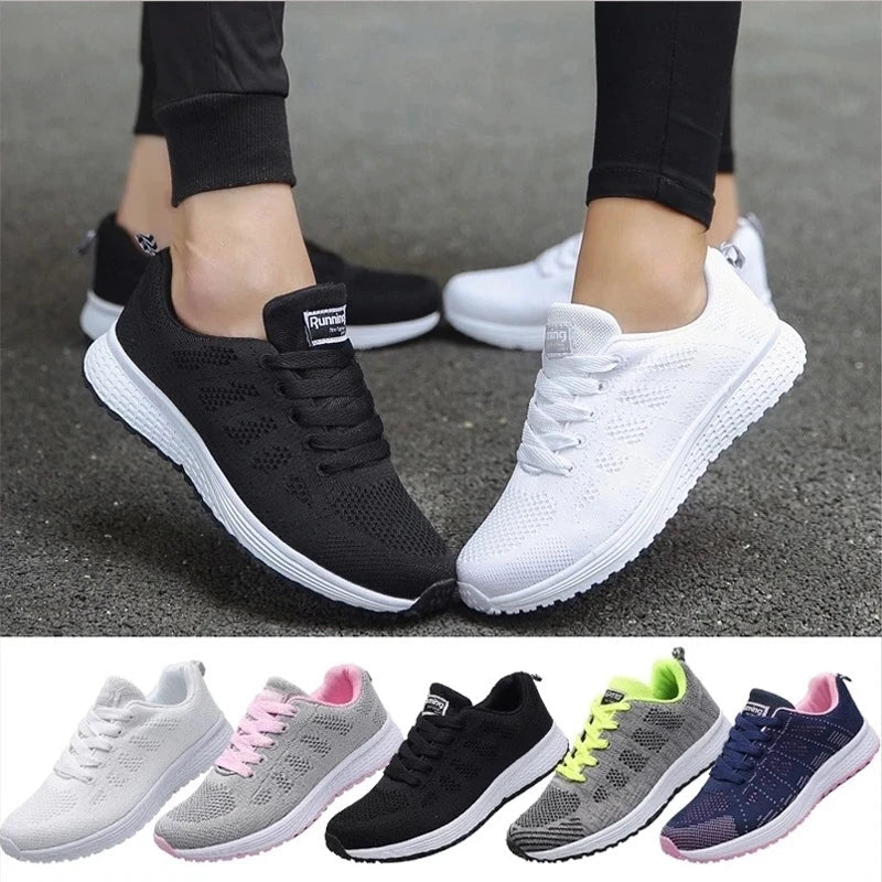 GlideFit Comfort women's orthopedic casual shoes, offering lightweight, all-day comfort & foot support.