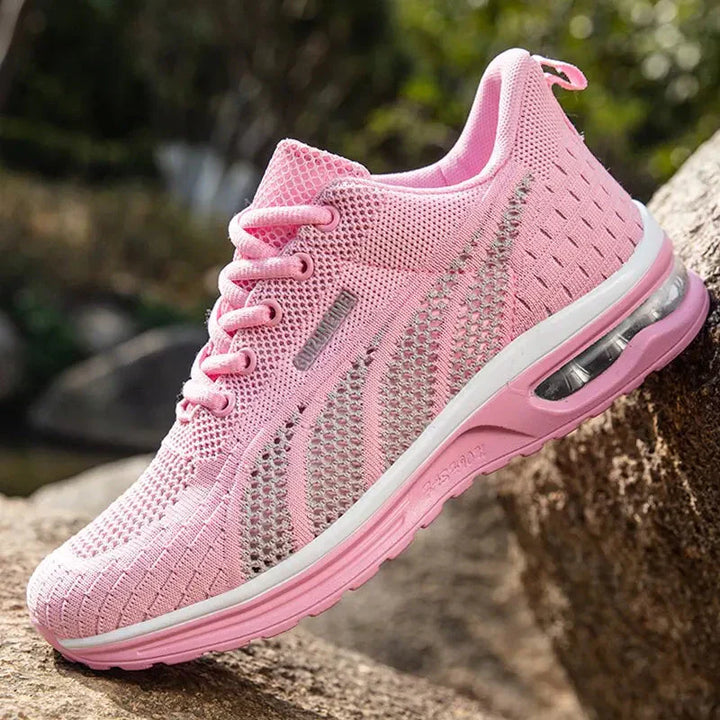 Women's orthopedic comfort sneakers for daily pain relief & support. Ideal walking footwear.