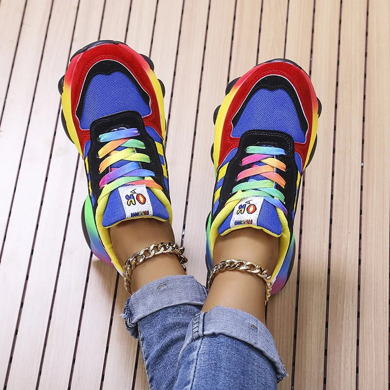 Women's orthopedic cushioned sneakers, ideal for all-day comfort, walking, and active lifestyles.
