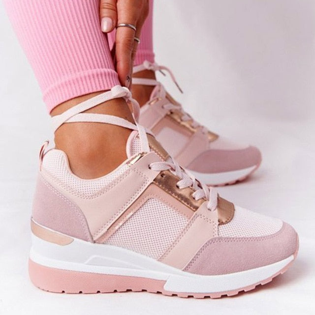 Casual women's orthopedic sneakers, perfect for activewear with arch support & cushioned comfort.