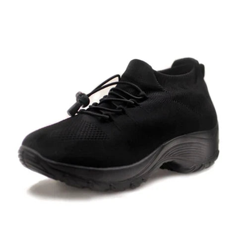 Insole detail of Women's Orthopedic Support Walking Shoes, focusing on therapeutic cushioning.