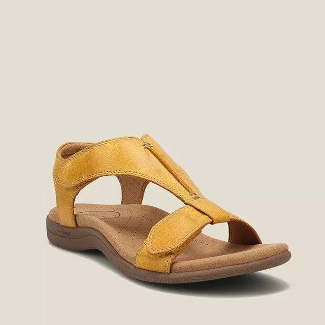 Lightweight women's orthopedic sandals featuring a comfort sole & arch support for all-day pain relief & casual wear.
