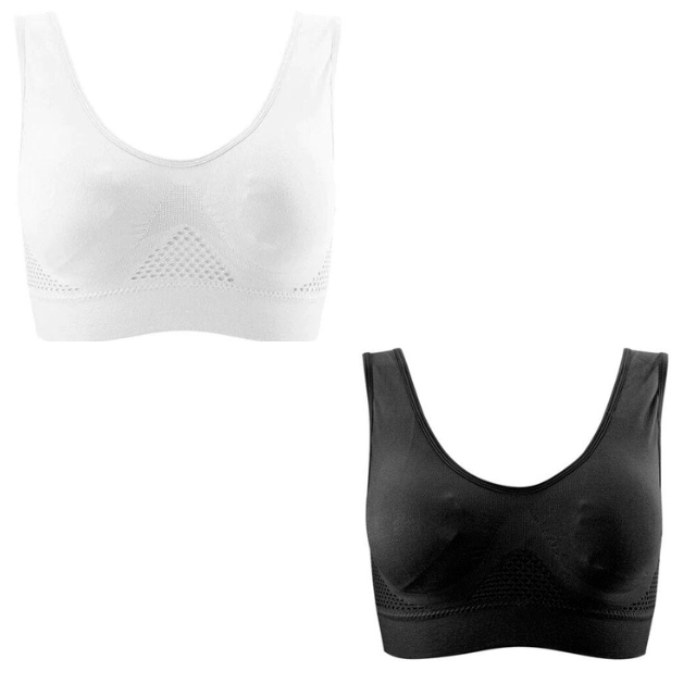 Modern seamless comfort bra, wire-free design for women's everyday support needs.