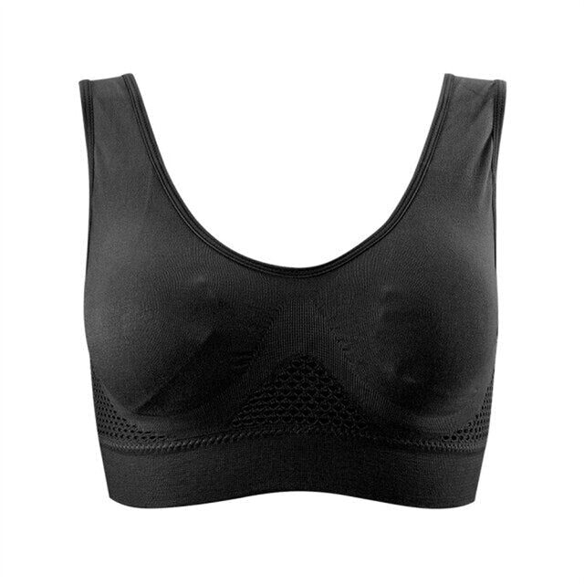 Wire-free seamless comfort bra, ultimate support and freedom for women's underwear.