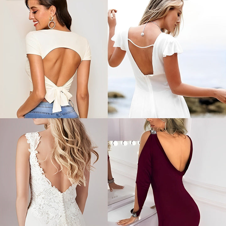 Versatile seamless V-neck bralette, ideal wireless lingerie for women.