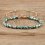 Green pointed stone