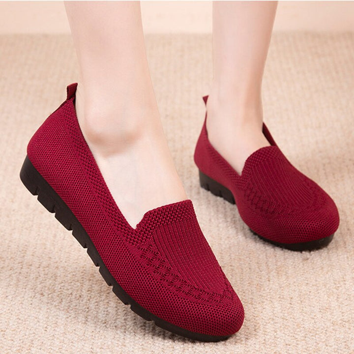 Women's comfortable slip-on shoes with arch support, ideal for versatile everyday casual wear.