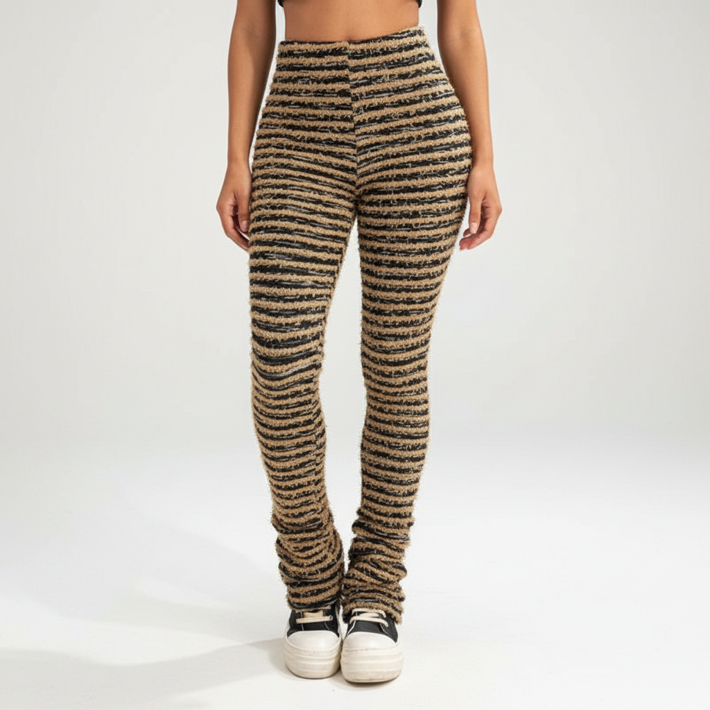 Chic women's stretch trousers offering ultimate comfort & a flattering fit. Fashionable & versatile.
