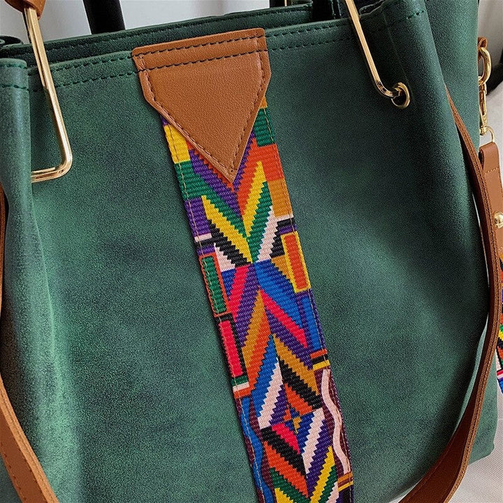 Roomy women's PU leather tote bag, ideal for daily essentials. Fashionable & spacious everyday carry shoulder bag.