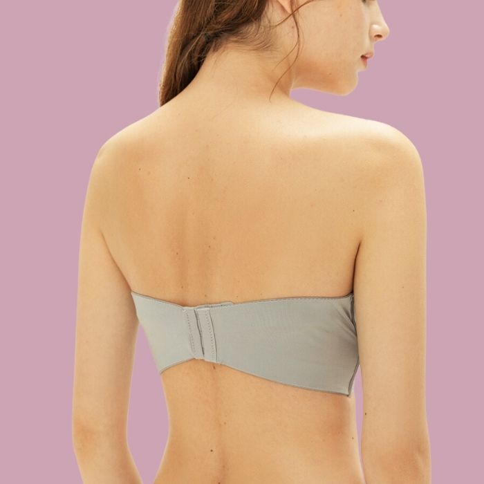 Invisible women's push-up bra, perfect for backless and strapless dresses.