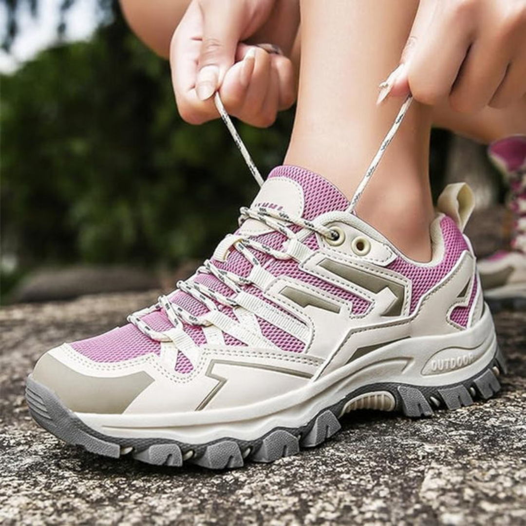 Women's sturdy TerraTrail hiking boots for all-day comfort and trail support on rugged outdoor adventures.