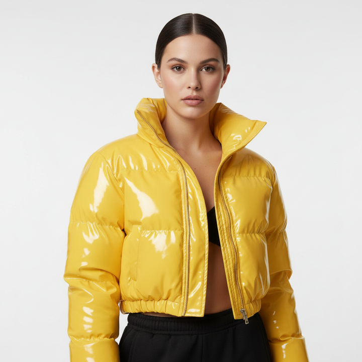 Elisa women's puffer jacket, a fashionable winter coat, cozy and warm for casual wear