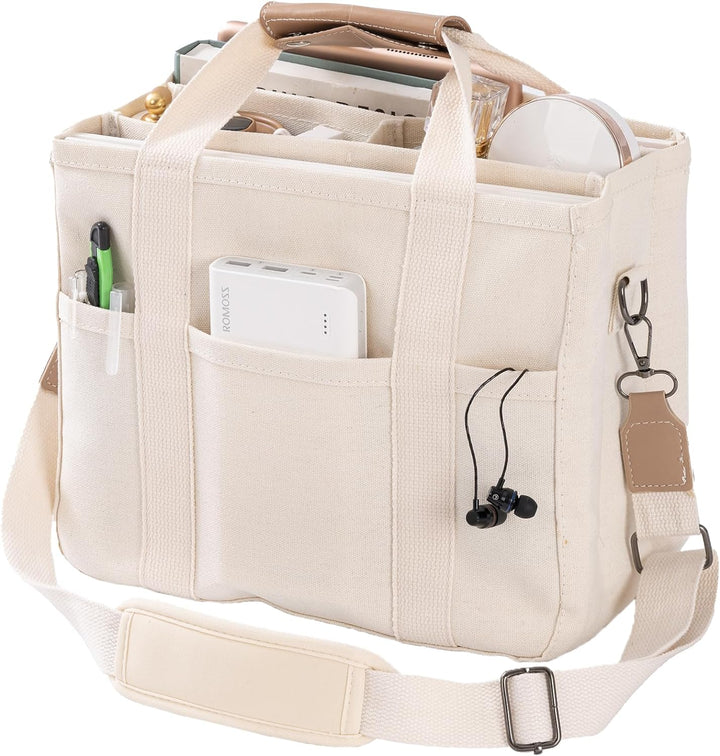 Modern women's shoulder bag made from durable canvas, complete with a secure zipper. Perfect for any outfit.