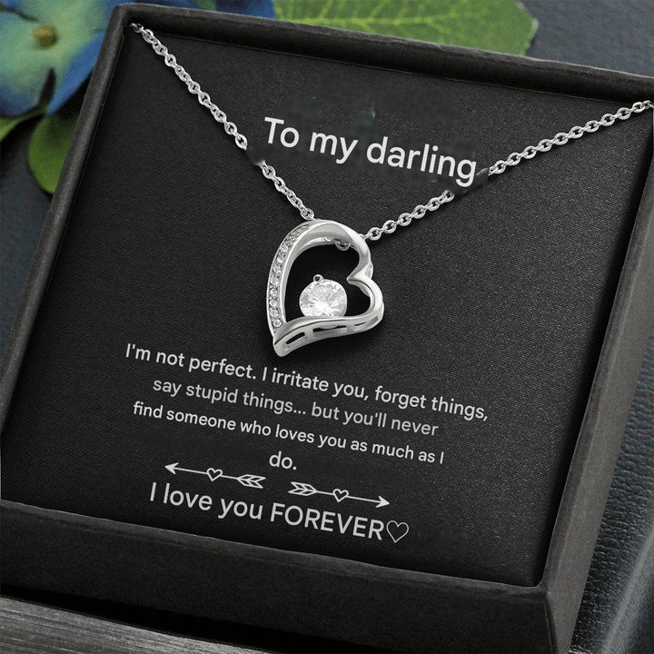 Elegant gold heart necklace for women, stylish & delicate. Love symbol jewelry gift.