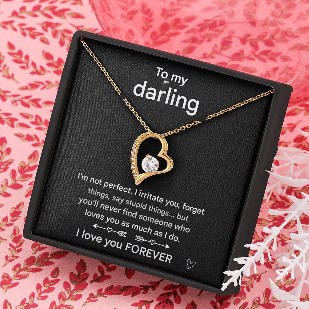 Delicate gold heart pendant necklace for women. Stylish love jewelry, ideal for gifts.
