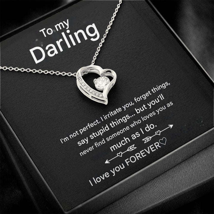 Romantic women's heart necklace in gold. A symbol of connection, perfect birthday or anniversary gift.