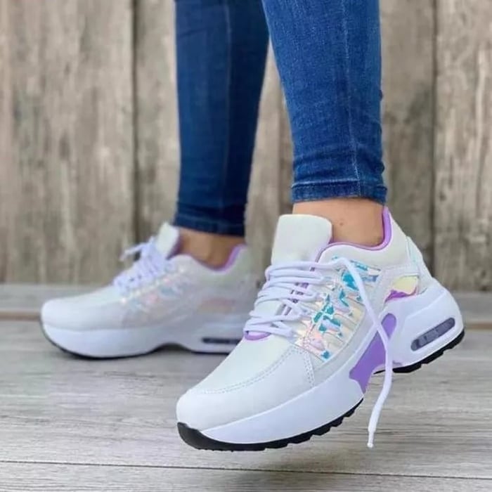 Close-up of elegant women's orthopedic comfort shoes, highlighting premium materials, foot support & pain relief.