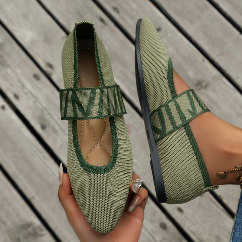 Sleek pointed toe summer flats, chic women's shoes for comfortable all-day wear & spring outfits.