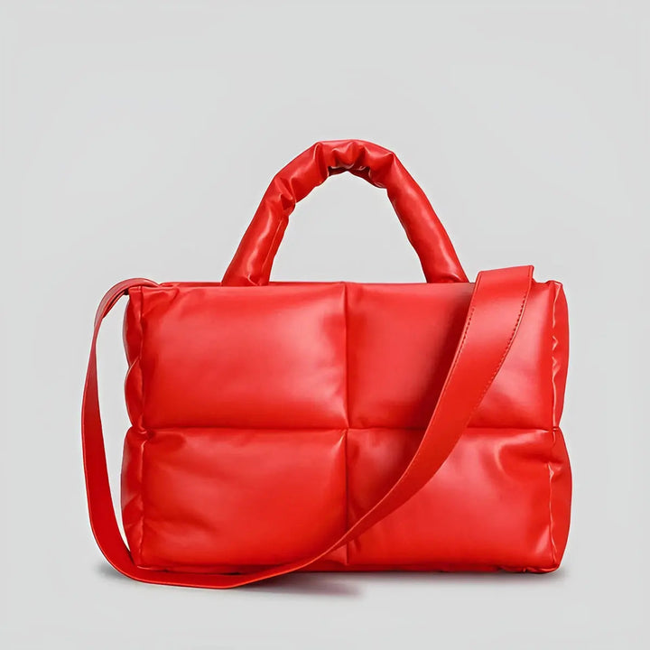 PU leather women's quilted crossbody bag, a stylish and elegant fashion accessory with a versatile design.