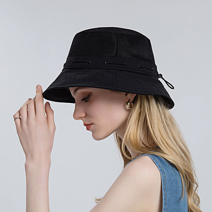Breathable wide-brim summer sun hat for women, offering excellent UV protection and fashion.