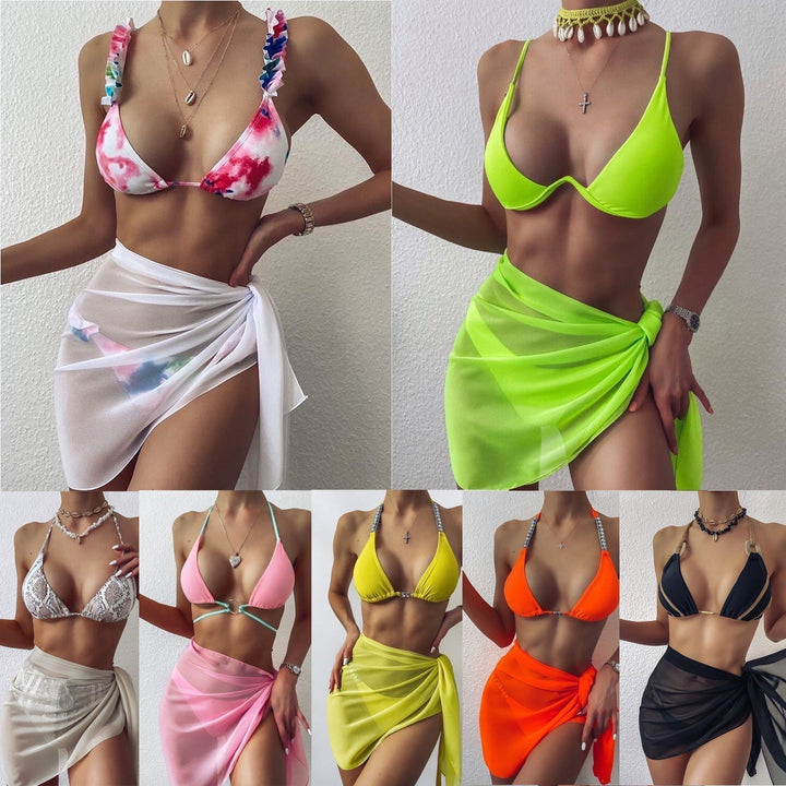 Women's sustainable bikini set, comfortable adjustable straps for a perfect beach fit and summer fashion.
