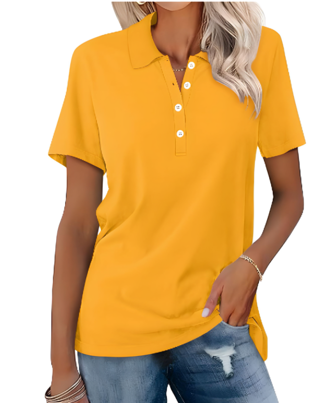 Versatile ladies' Nova polo shirt. Ideal for casual wear, weekend trips, or smart-casual office attire.