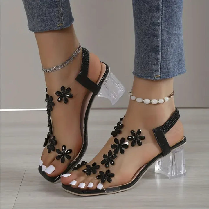 Stylish women's orthopedic pumps for autumn & spring, featuring breathable design & comfortable block heels.