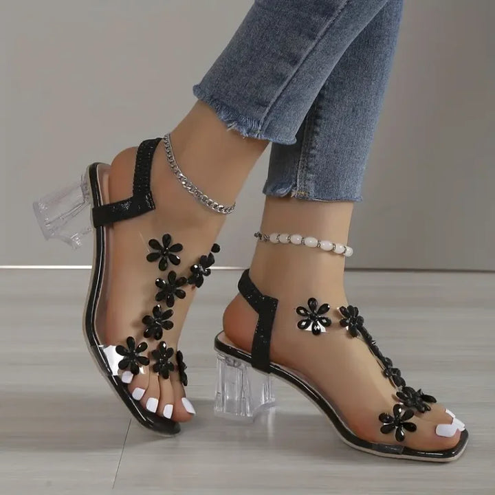 Trendy women's orthopedic pumps, offering breathable comfort & support with elegant block heels for any occasion.
