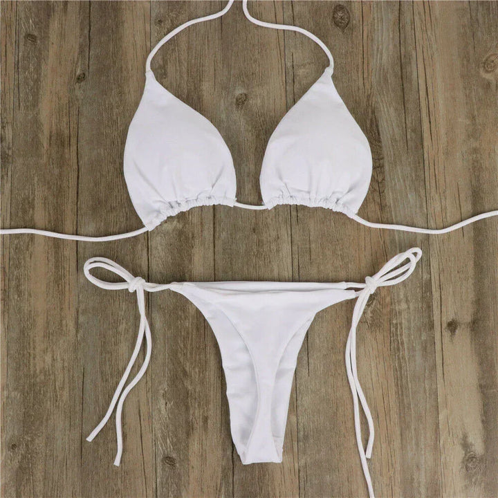 Elegant Elena women's bikini, a comfortable and trendy two-piece swimsuit for beachwear.