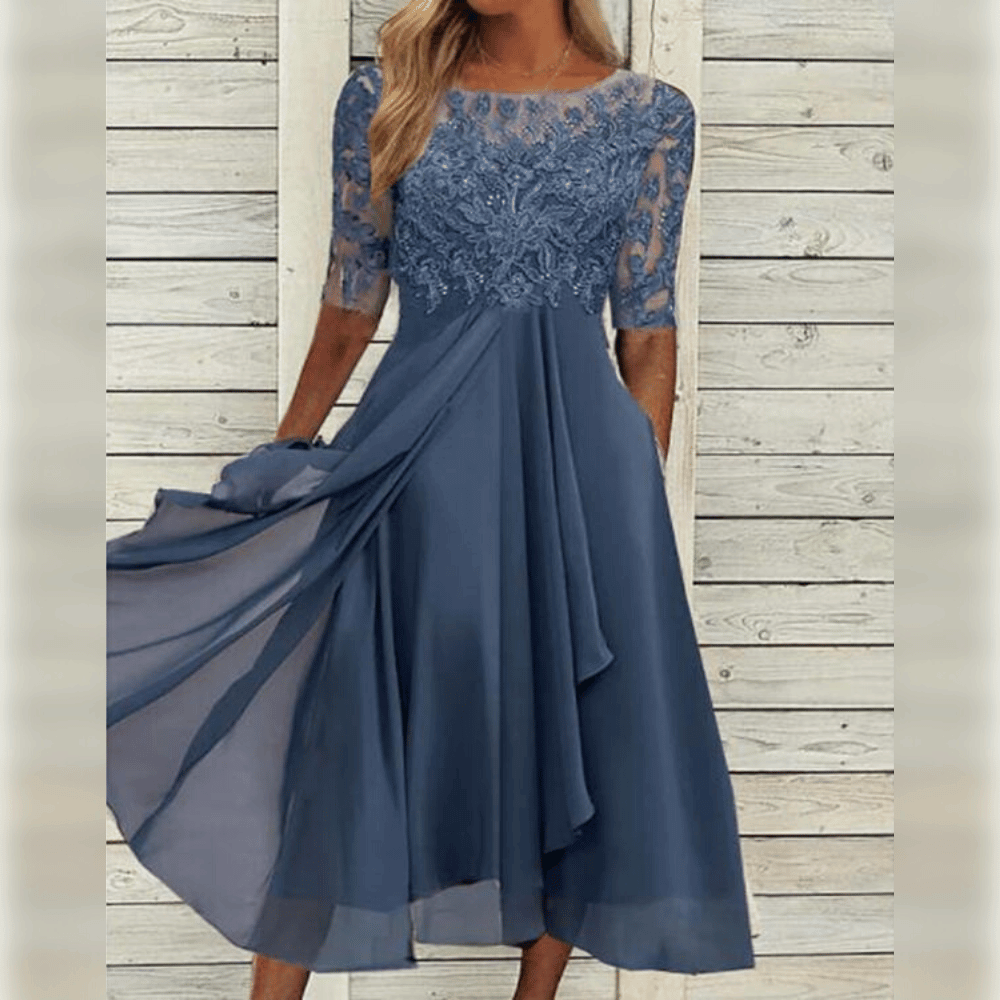 Women's versatile midi dress, perfect for summer, parties, or casual wear. Stylish & comfortable fashion.