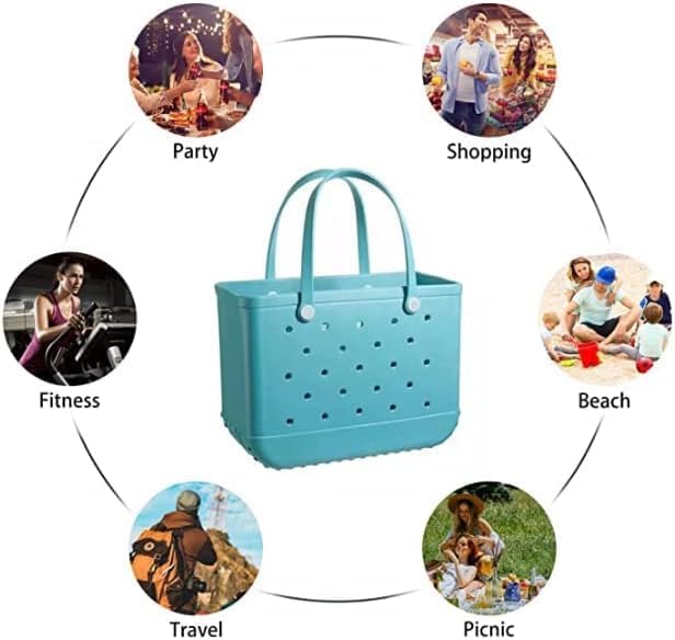 Large capacity washable EVA beach bag, great for travel and summer adventures