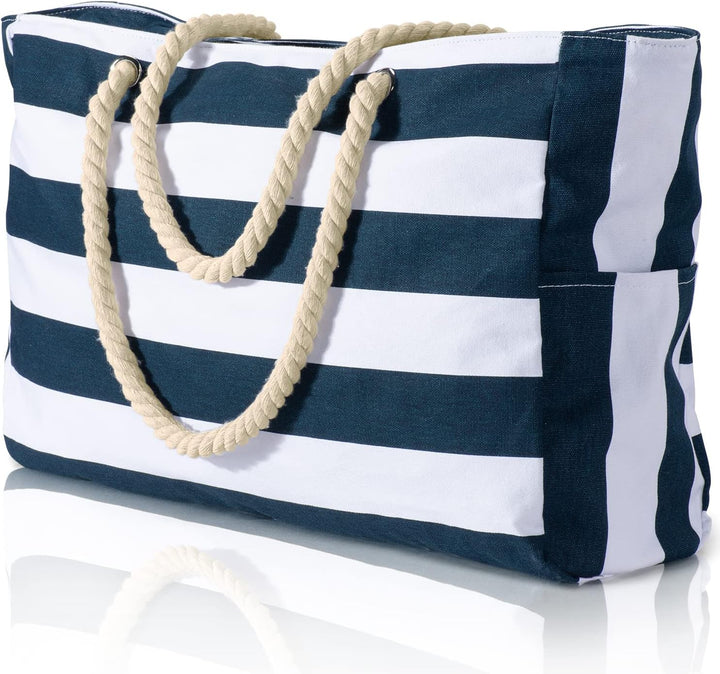 Spacious waterproof beach tote for women, perfect for sun essentials.