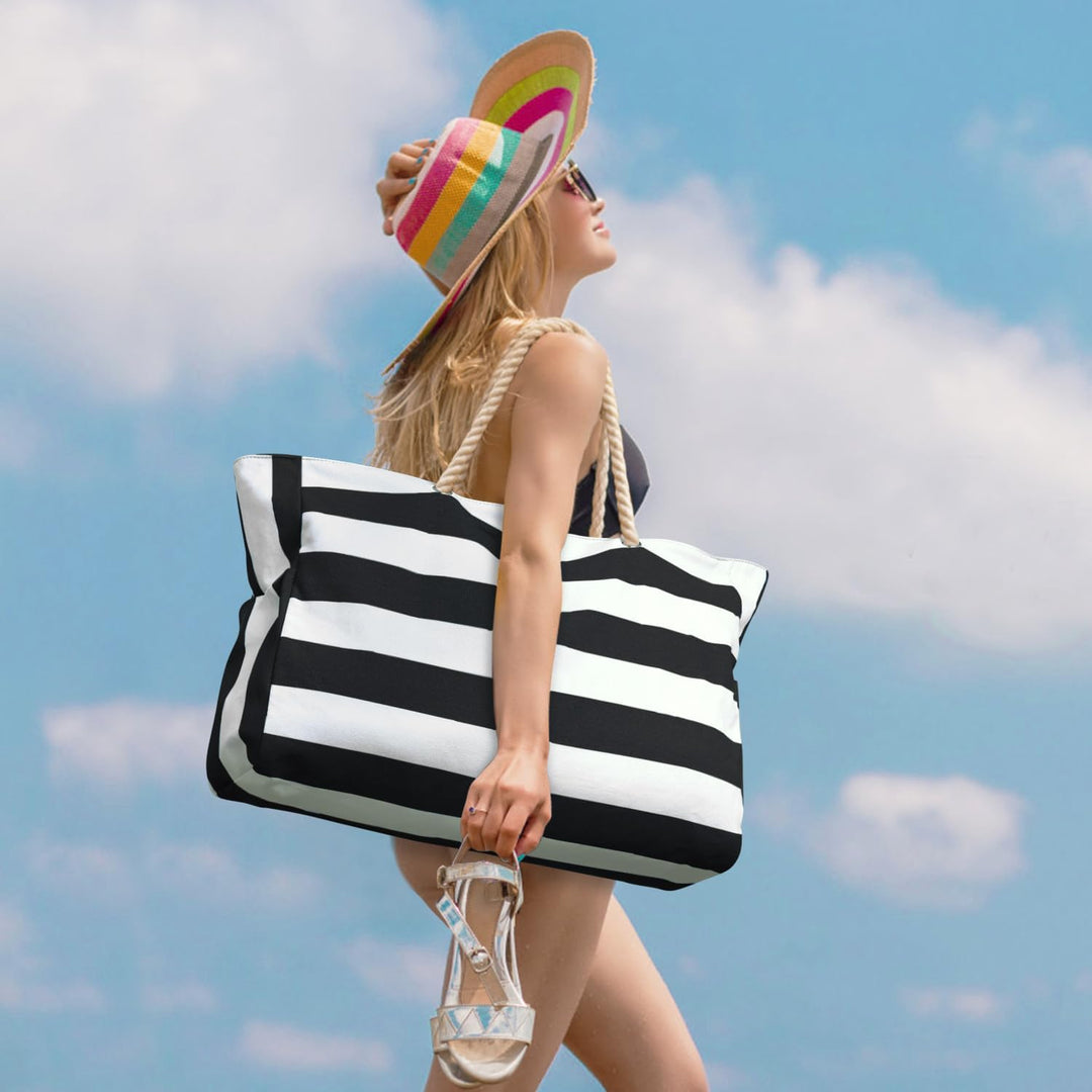 Women's waterproof travel tote, large enough for cabin luggage.