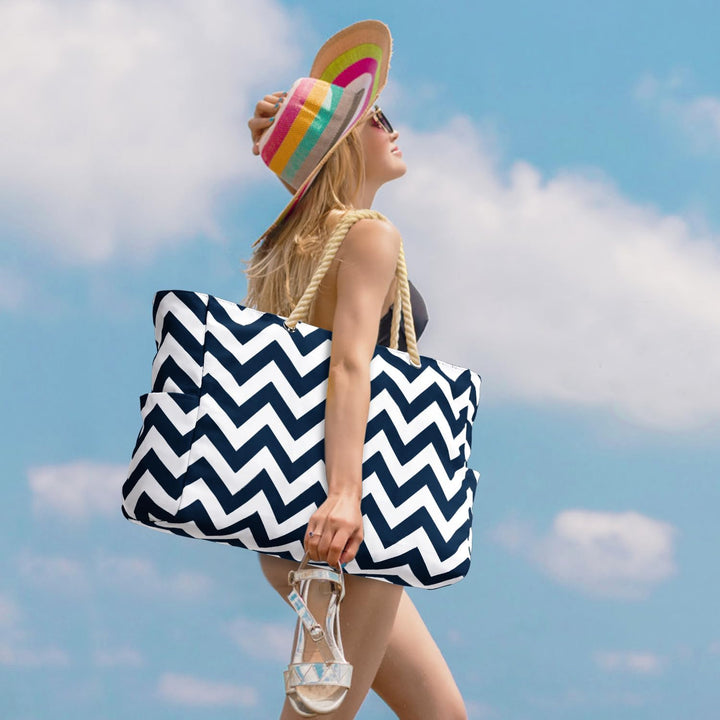 Work-ready women's large waterproof tote bag with ample room.