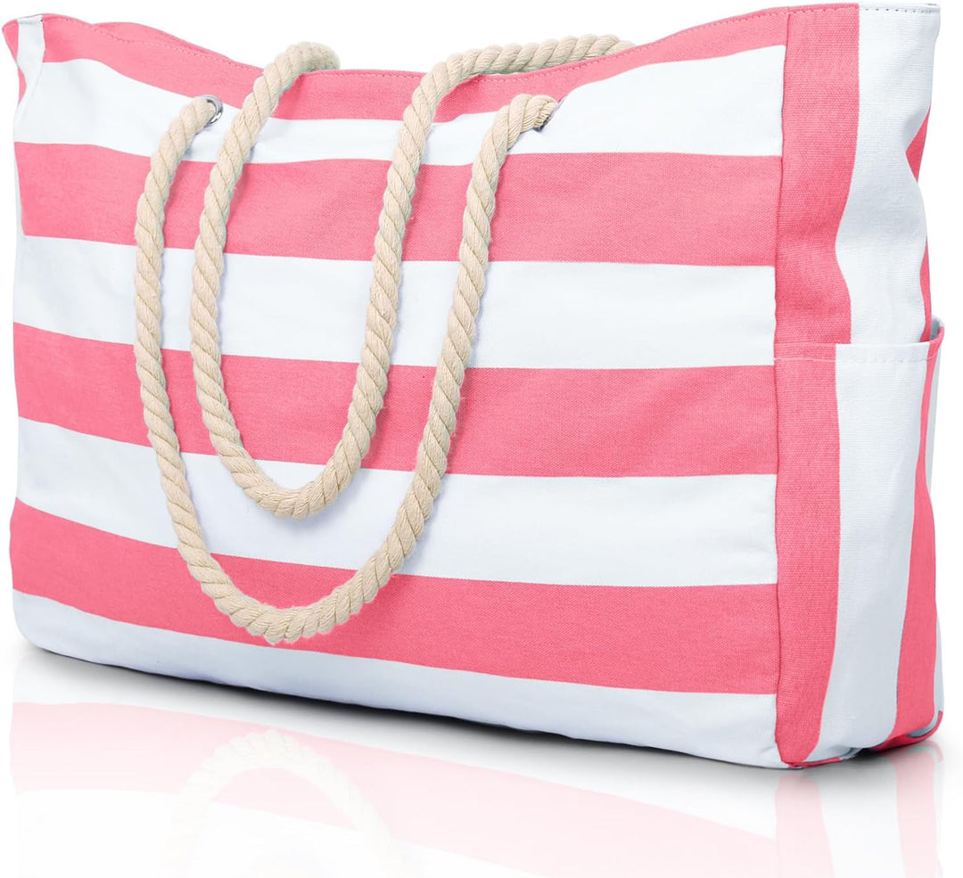 Stylish and functional women's waterproof beach bag, large capacity for all seaside necessities