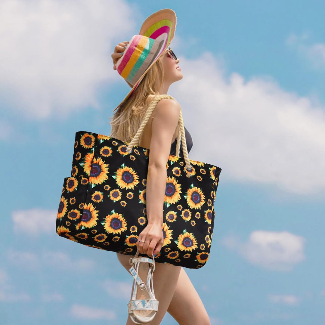 Women's travel essential waterproof tote, large enough for a weekend getaway