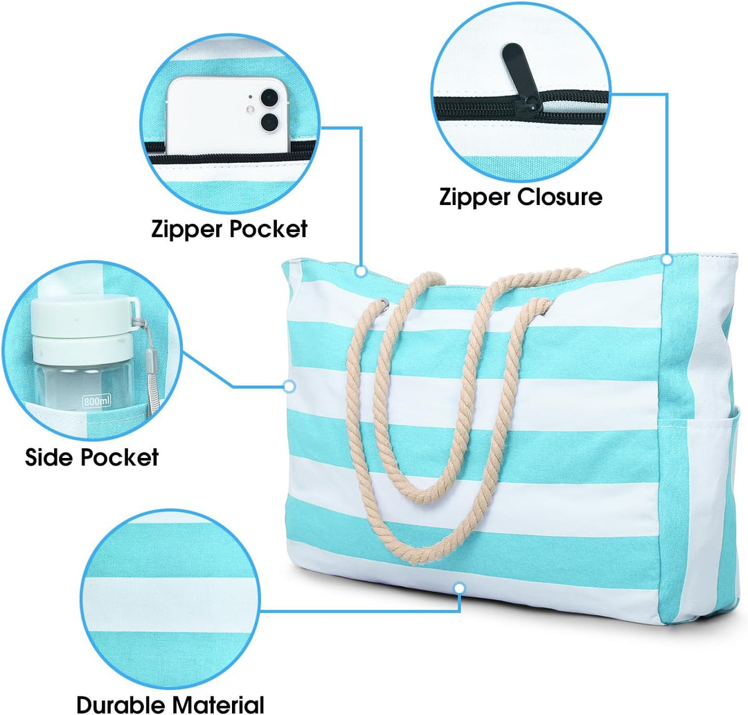 Gym-ready waterproof oxford fabric tote bag for women, with big compartments for clothes and shoes
