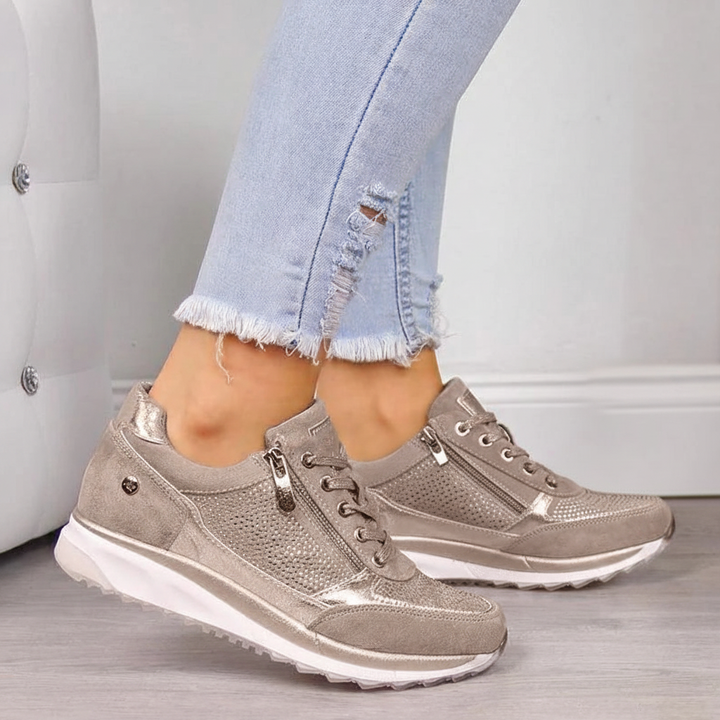 Women's orthopedic sneakers in a classic design, offering comfortable and supportive footwear